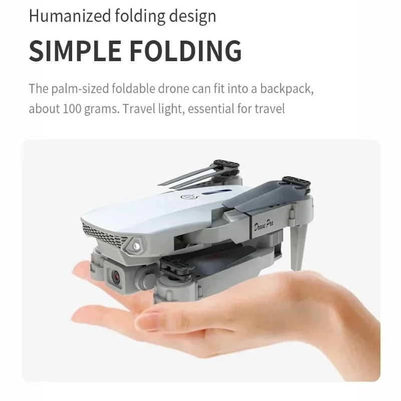 E88 Mini Drone Kamera 4K HD Wi - Drone Kit Tricopter ulasan dan harga